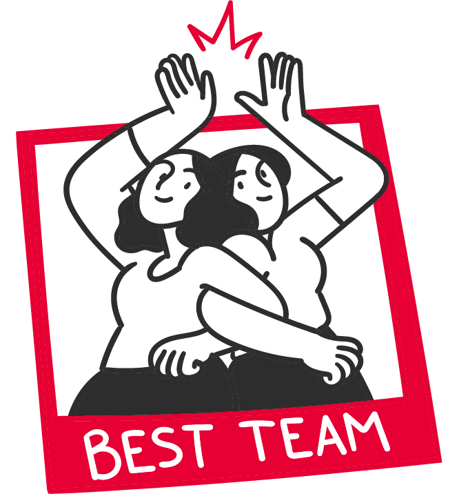 少数精鋭で作業